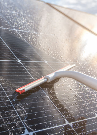 Reinigung Solaranlage