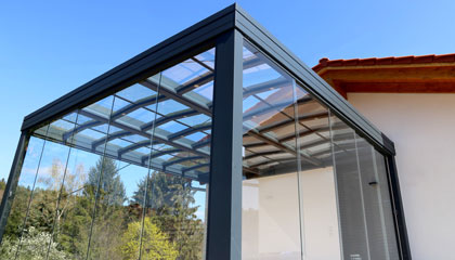 Glasdach reinigen